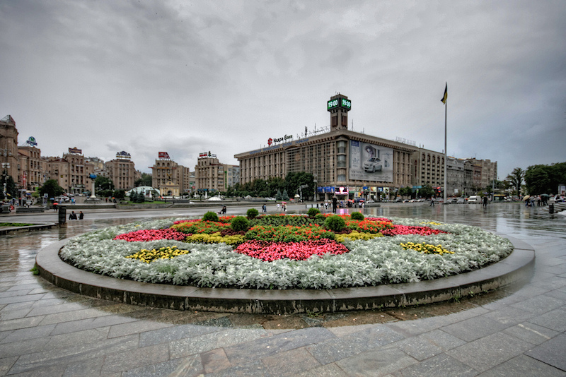 Independence Square, Kiev, Ukraine. ©Matt Shalvatis