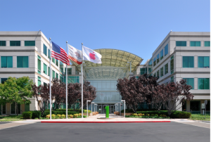 Apple headquarters in Cupertino, California. (Wikimedia commons)