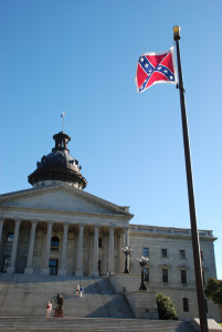 Confederate flag at the statehouse in Charleston, South Carolina ©Peter Dutton