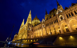 Hungarian parliament in Budapest. © Moyan Brenn