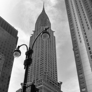 The iconic Chrysler tower in New York City. ©Shawn Hoke