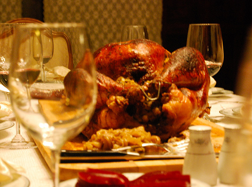 Thanksgiving feast. ©Sharon Mollerus